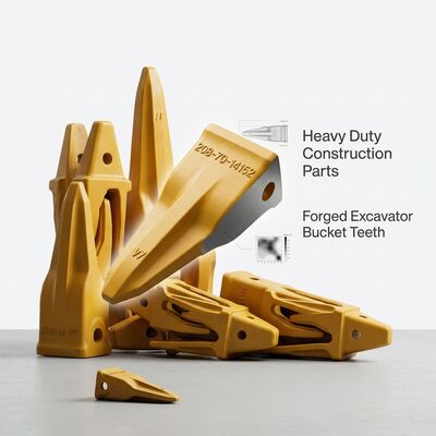 Forged Excavator Bucket Teeth for PC200 PC300 High Strength Teeth 1U3352RC for Dozers Backhoes Heavy Duty