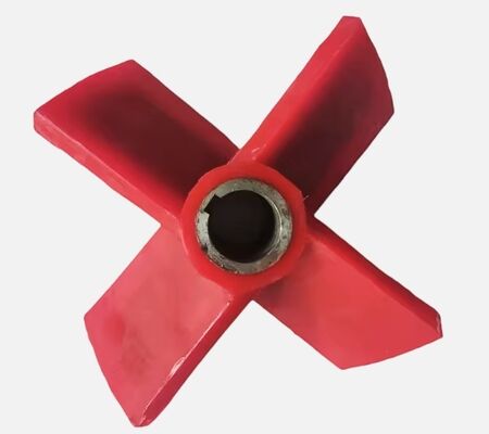 Factory Supply Wear-Resistant Stator Rotor Assembly OEM ODM Impeller for Mineral Flotation Machine Impeller Cutting Included